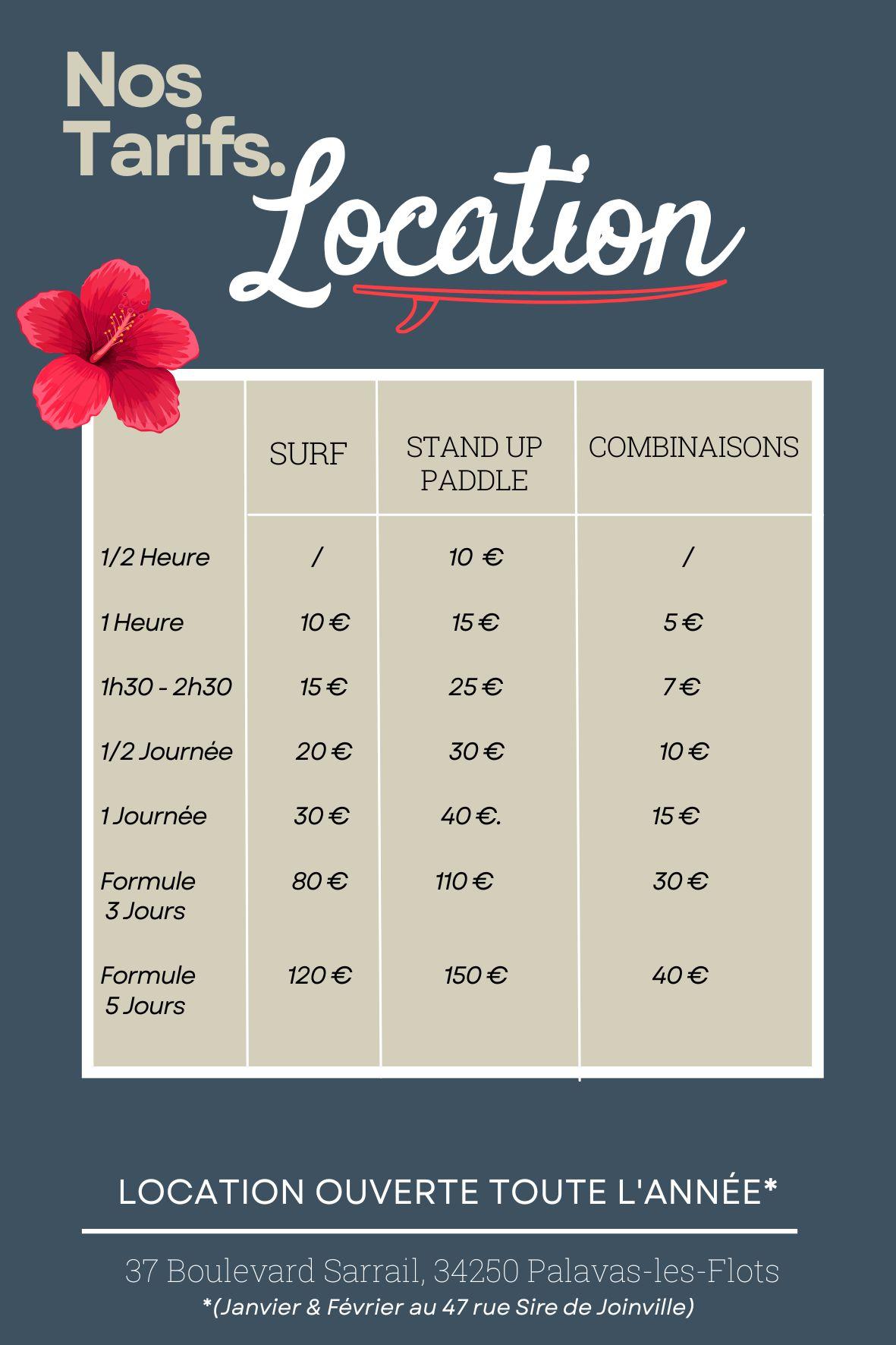 Copie de copie de flyer tarifs location 1